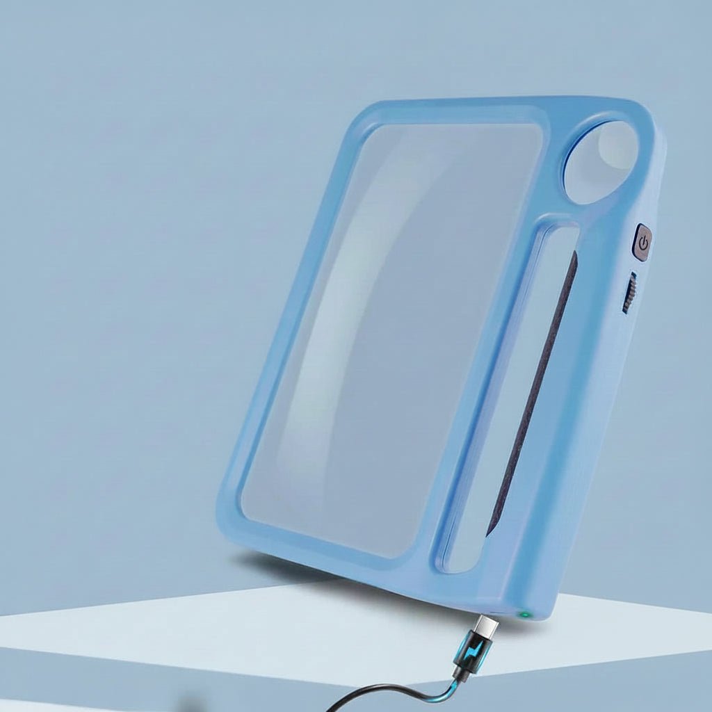 Handheld Reading Magnifier with 5X & 10X Magnification and LED Light 3