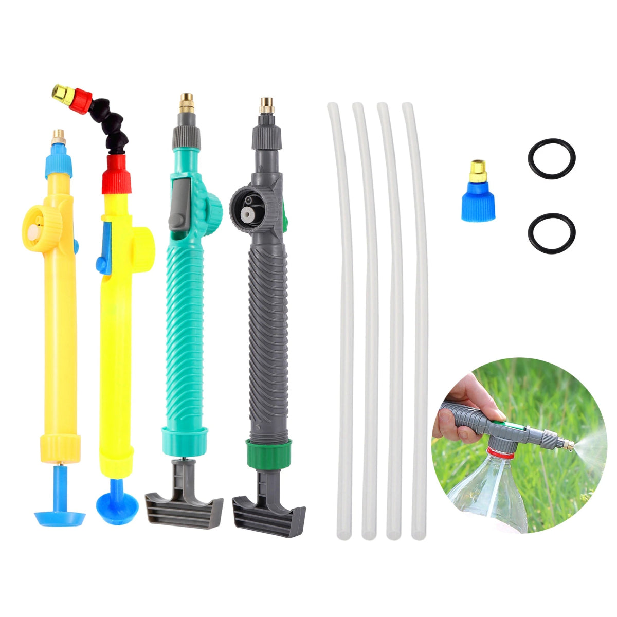 Adjustable 360-Degree Air Pressure Sprayer for Garden Irrigation - Versatile, Durable, Easy to Use 0