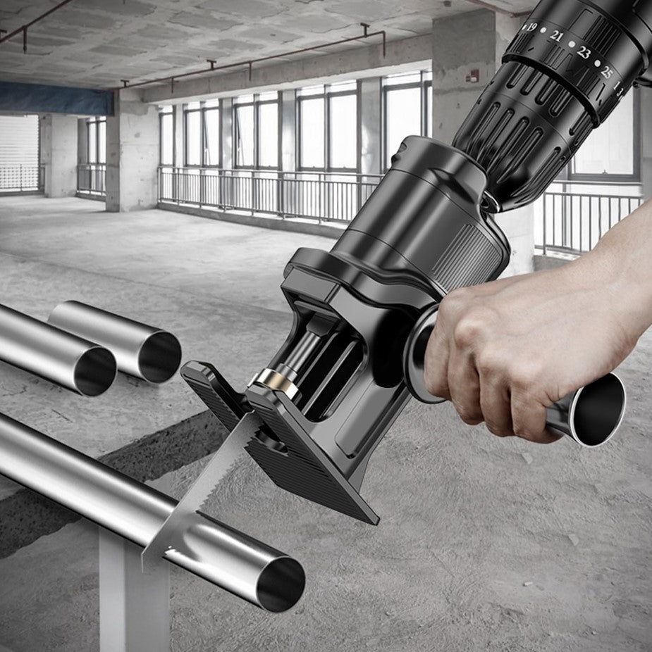 Recipo Saw Confirmation Adapter – Versatile Drill Attachment for Wood, Metal, and Plastic Cutting-6