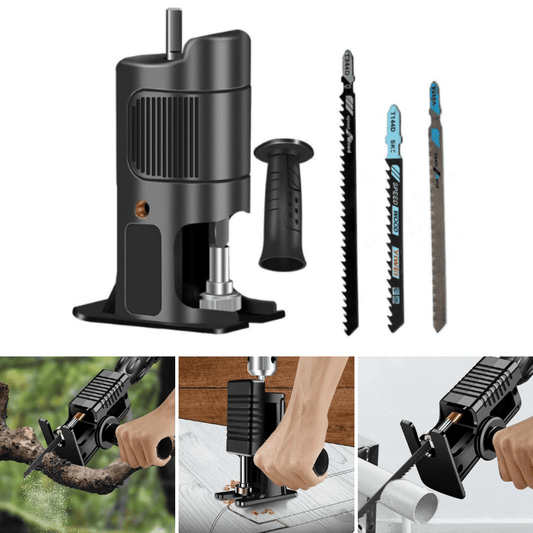 Recipo Saw Confirmation Adapter – Versatile Drill Attachment for Wood, Metal, and Plastic Cutting-1