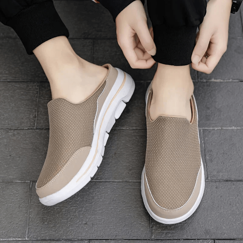 RELAXWALK PANTOFFELS – Ademend herenpantoffels voor binnen met demping