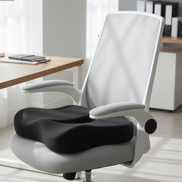 ComfortPlus - Memory Foam Orthopedic Seat Cushion with Bamboo Charcoal for Pain Relief 2