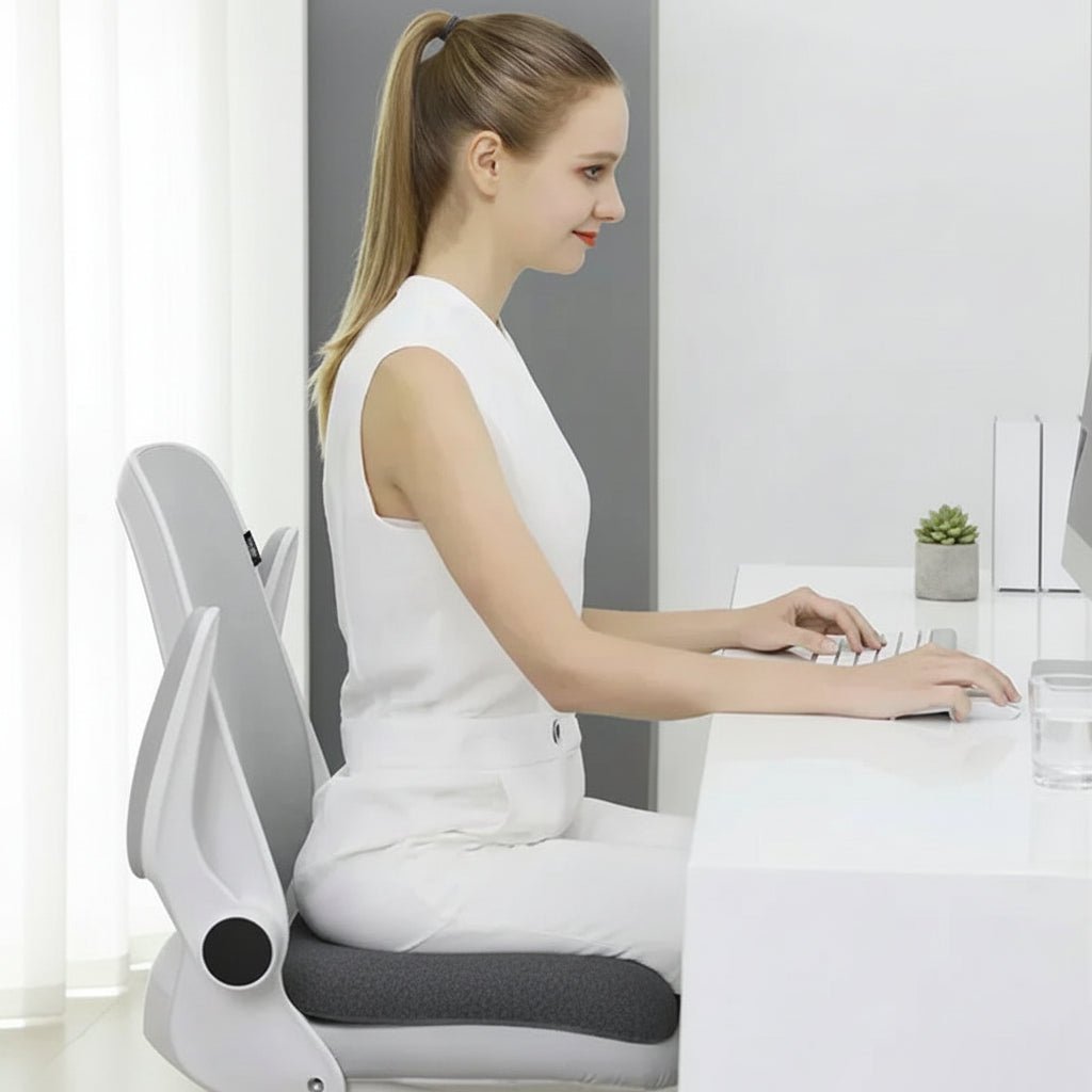 ComfortPlus - Memory Foam Orthopedic Seat Cushion with Bamboo Charcoal for Pain Relief 5