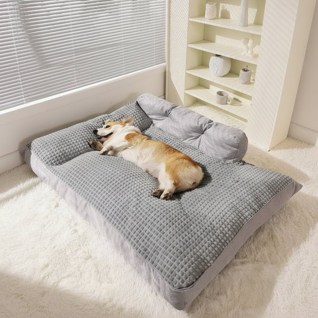 SLEEPPET – Large Thickened Washable Dog Bed & Cat Bed with Stable Non-Slip Base 2