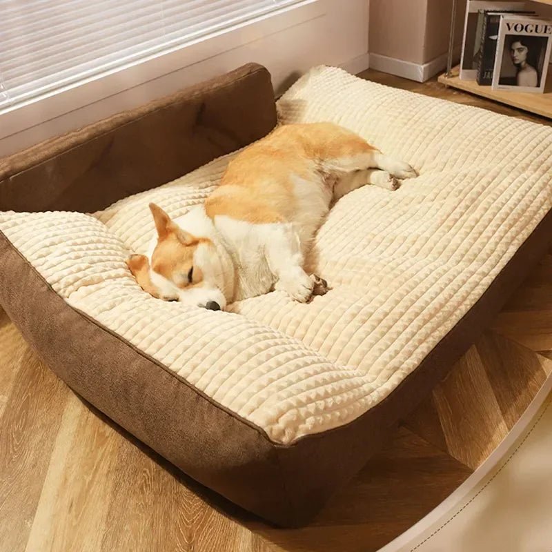 SLEEPPET – Large Thickened Washable Dog Bed & Cat Bed with Stable Non-Slip Base 3