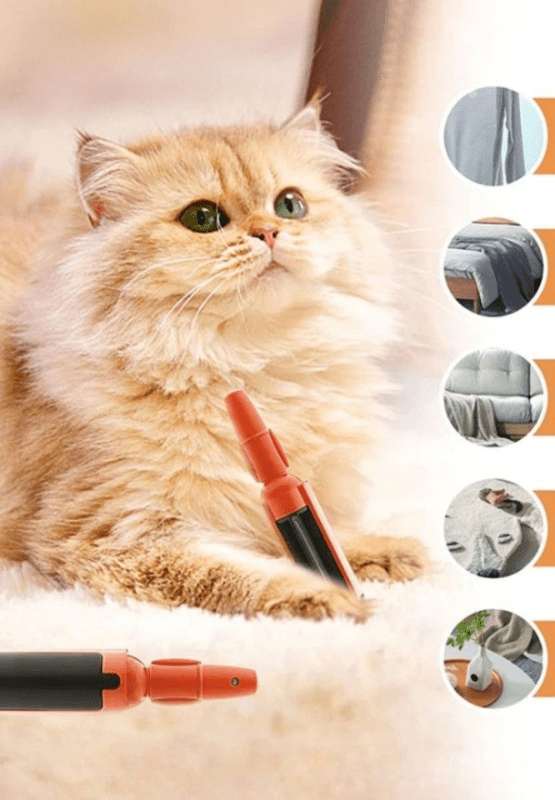  Flower roller Pro - reusable animal hair remover for sofa, clothing & carpet-5