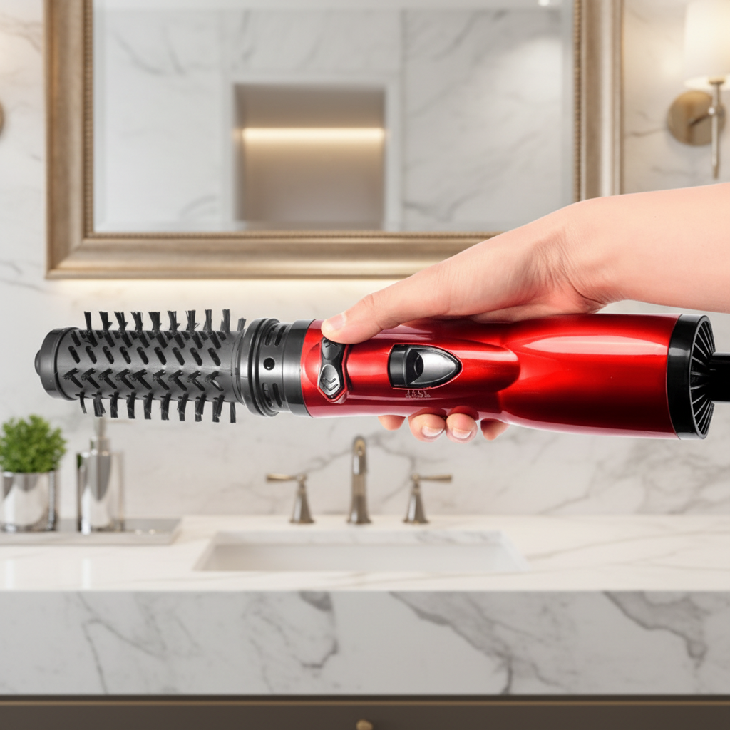  Revolveglam-3-in-1 hair styler with ion technology for fast styling-4
