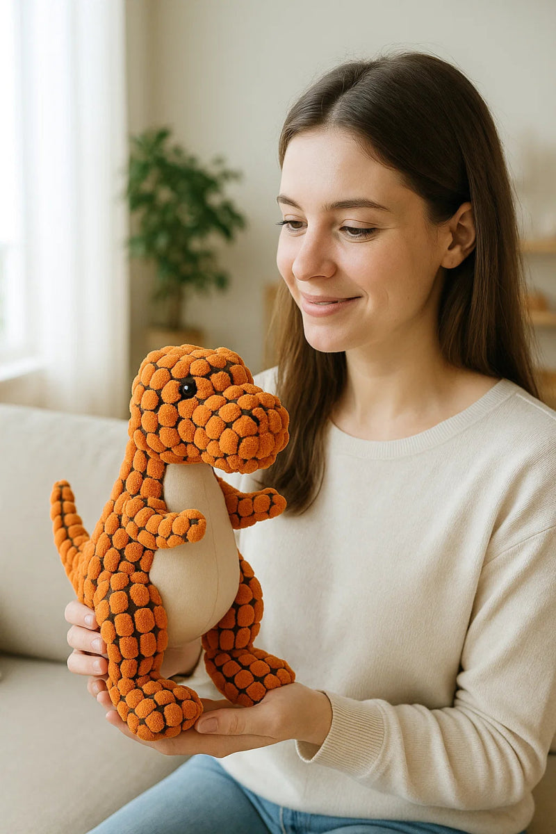 Juguete para Perro Rexxy – Juguete de Dinosaurio Indestructible para Masticadores Poderosos