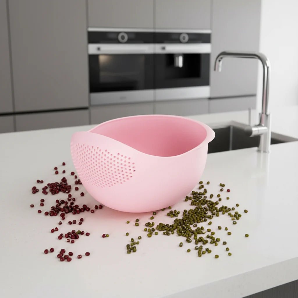 RINSEBOWL – Kaksikerroksinen siivilä pesuun ja valutukseen