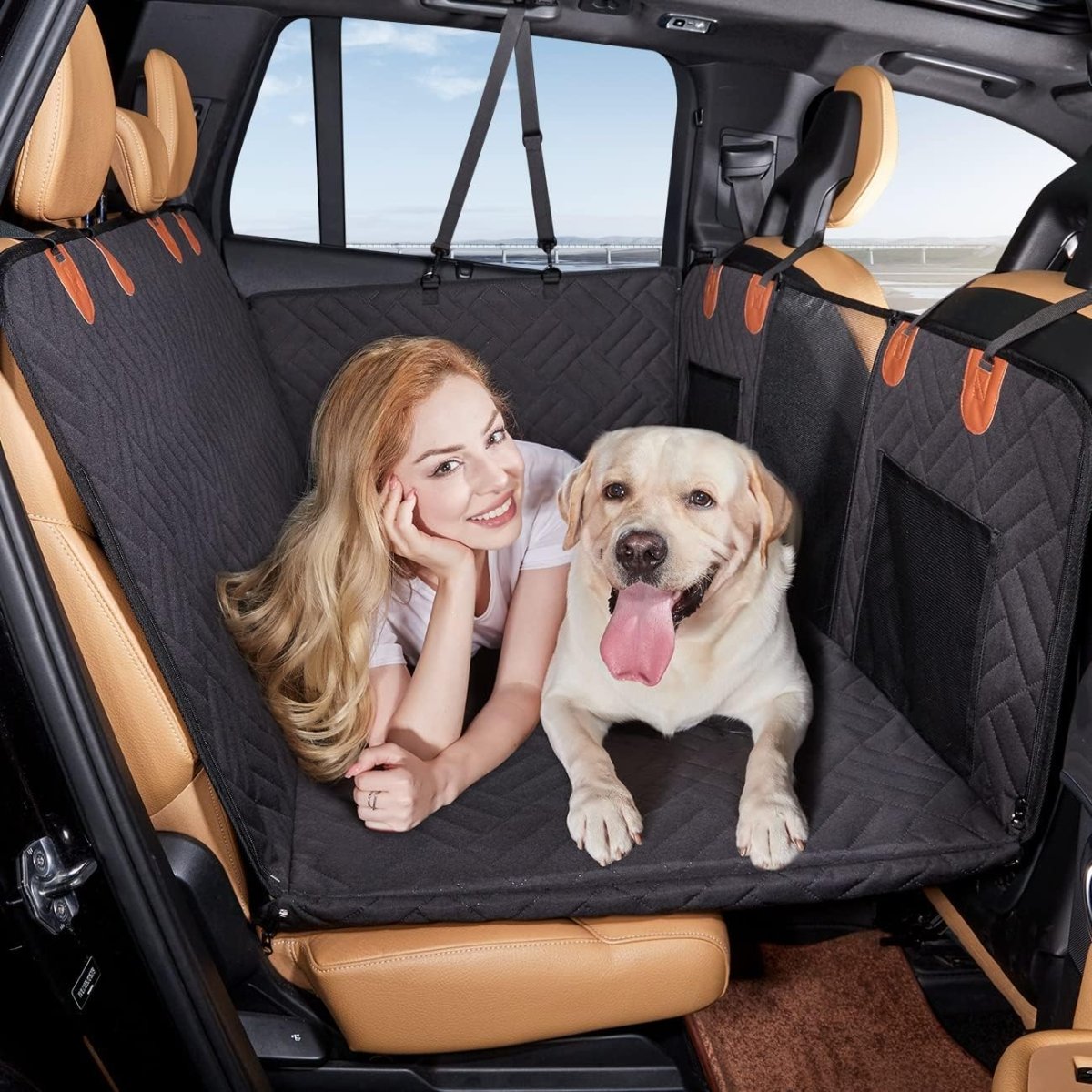  Roadmate - waterproof car seat cover for dogs with protection & comfort-3