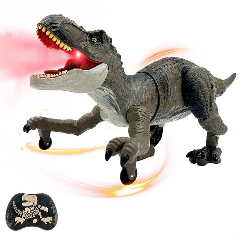 Roarbot RC Dino - Ferngesteuerter Dinosaurier mit Licht-, Sound- und Nebeleffekten - Realistischer Lauf- und Brüllspaß