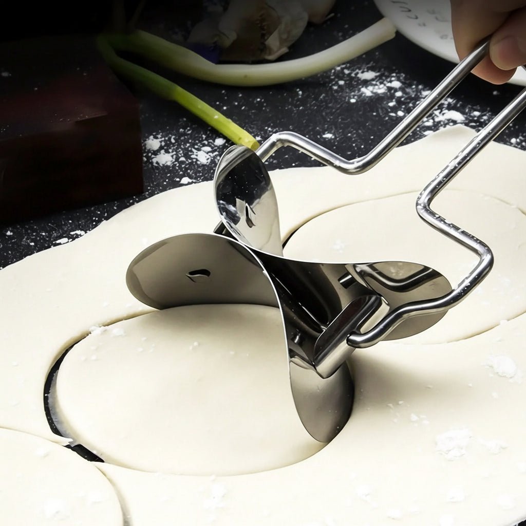 Premium Stainless Steel Dough Cutter & Rolling Tool for Pastry Making 2