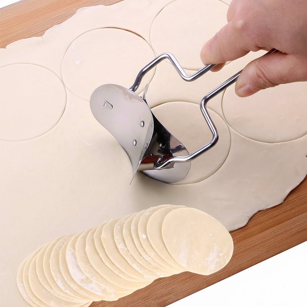 Premium Stainless Steel Dough Cutter & Rolling Tool for Pastry Making 0