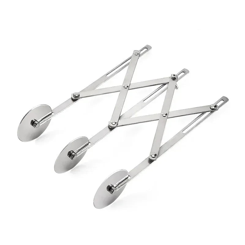 Versatile Stainless Steel Dough Cutter with 3/5/7 Wheels for Baking 7