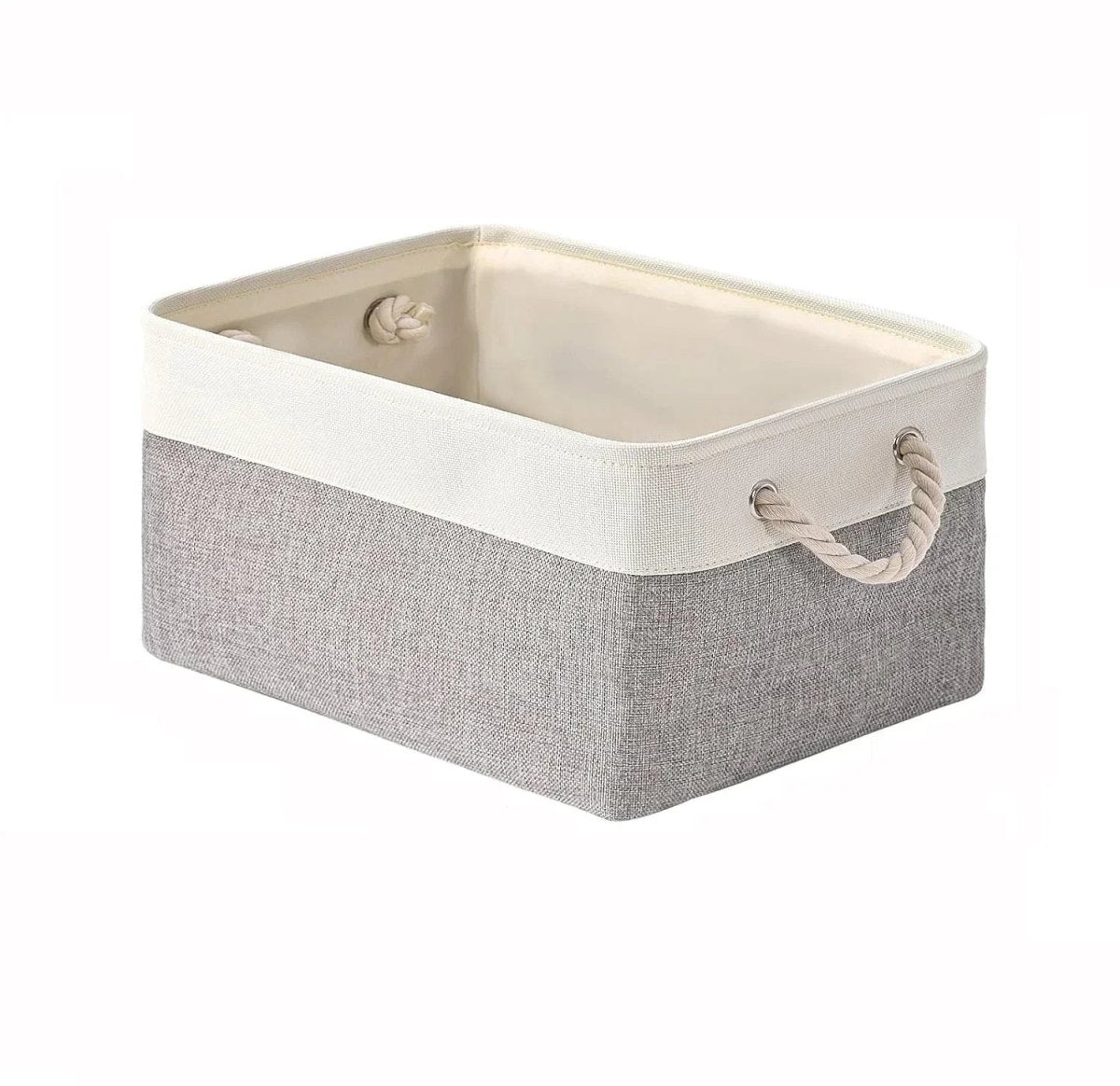 PURELIN – Linen Fabric Storage Basket Organizer for Toys, Clothes & Home Use 10