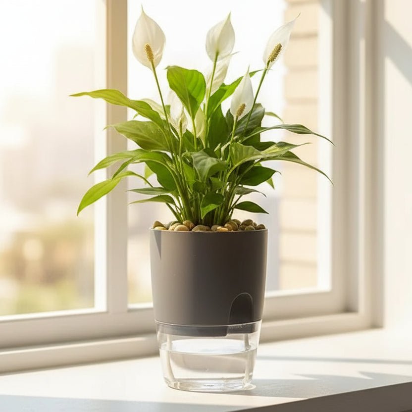 Self-Watering Hydroponic Flower Pot - Double-Layer Hanging Plant Pots 1