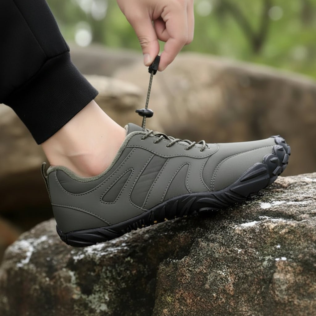 Men's Waterproof Barefoot Hiking Shoes with Plush Lining & Non-Slip Sole 3