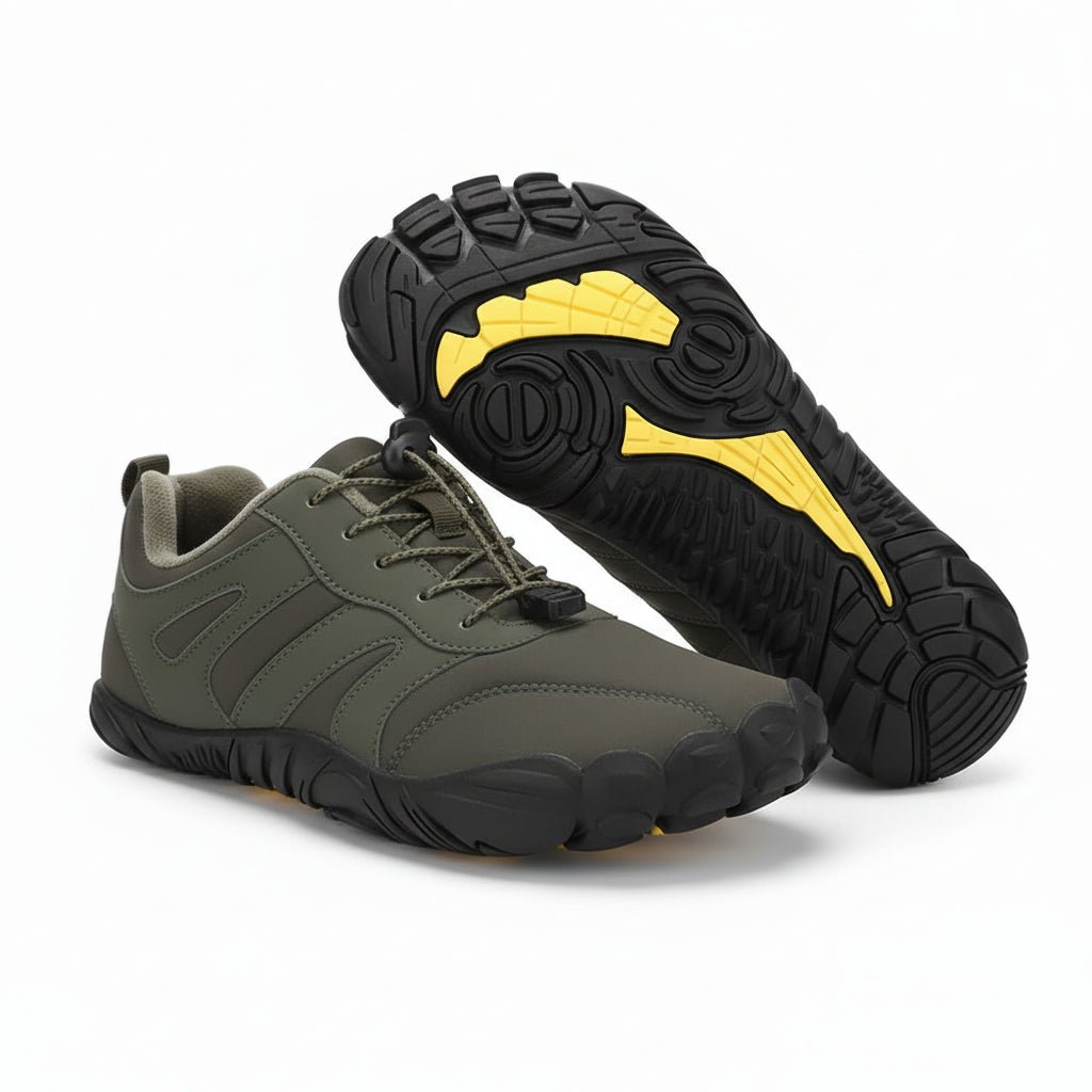 Men's Waterproof Barefoot Hiking Shoes with Plush Lining & Non-Slip Sole 2