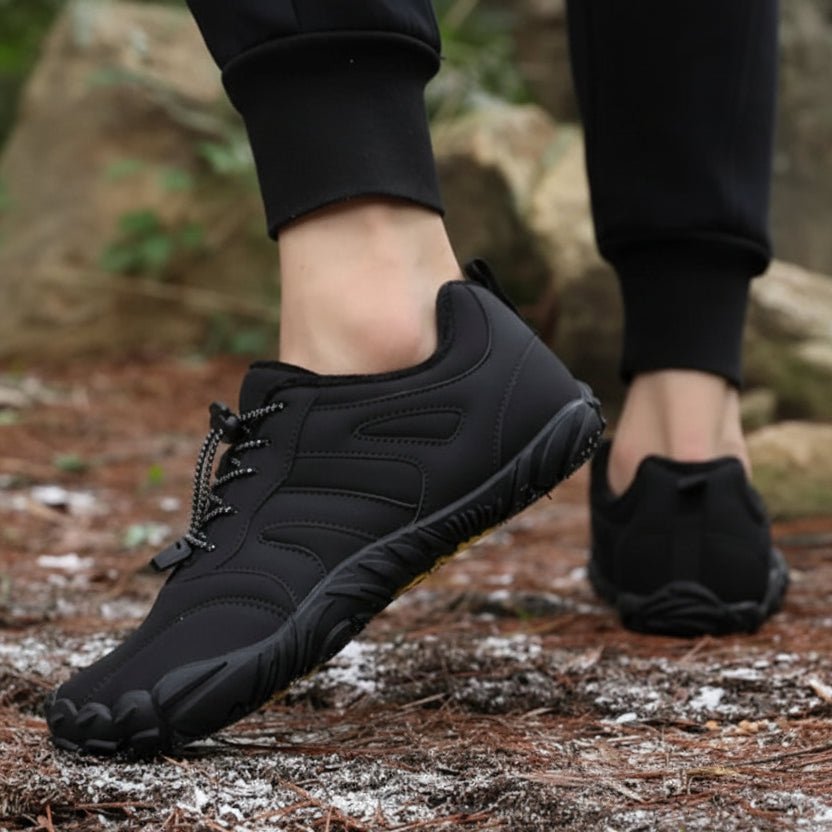 Men's Waterproof Barefoot Hiking Shoes with Plush Lining & Non-Slip Sole 5