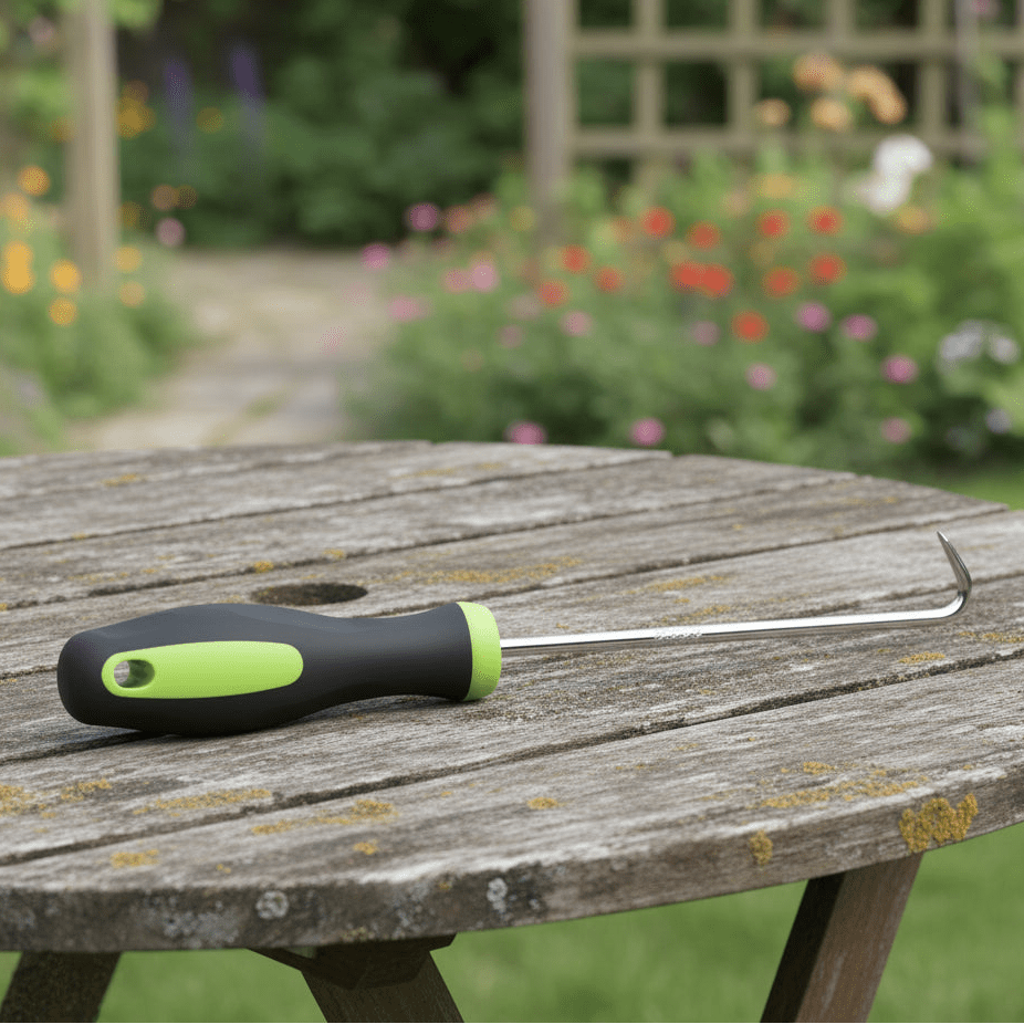 Ergonomic Heavy-Duty Weed Puller Tool - Effortless Root Remover for Lawn and Gravel 6