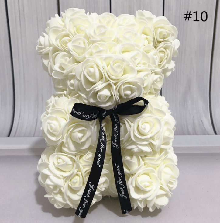 ROSÉLURE – Ours en rose éternelle pour occasions spéciales