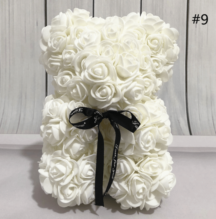 ROSÉLURE – Ours en rose éternelle pour occasions spéciales