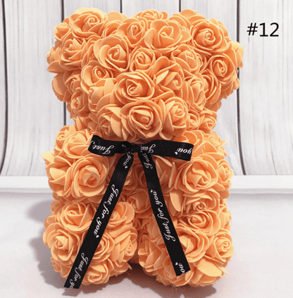 ROSÉLURE – Ours en rose éternelle pour occasions spéciales