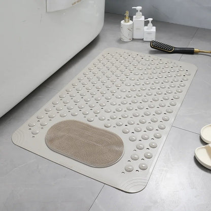 SAFEGRIP SHOWER MAT – Non-Slip Mat with Built-In Foot Scrubber for Safe & Hygienic Showers