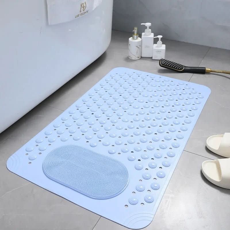 SAFEGRIP SHOWER MAT – Non-Slip Mat with Built-In Foot Scrubber for Safe & Hygienic Showers