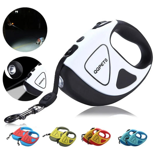  Safepaw-Automatic dog leash with LED light & anti-slip handle-4