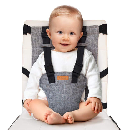 Cinturón de Silla Alta Portátil Safeseat – Asiento de Seguridad Universal para Bebés para Viajes y Comidas