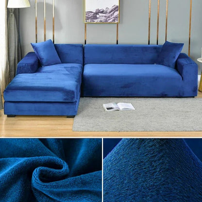 Samtlux Velvet poťah na pohovku – elegantné elastické prevedenie pre luxusné pohodlie a ochranu