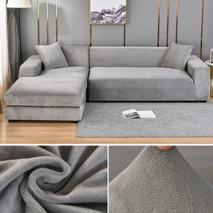 Samtlux Velvet poťah na pohovku – elegantné elastické prevedenie pre luxusné pohodlie a ochranu
