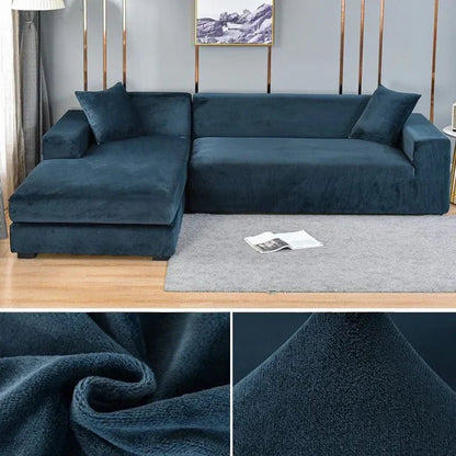 Samtlux Velvet poťah na pohovku – elegantné elastické prevedenie pre luxusné pohodlie a ochranu