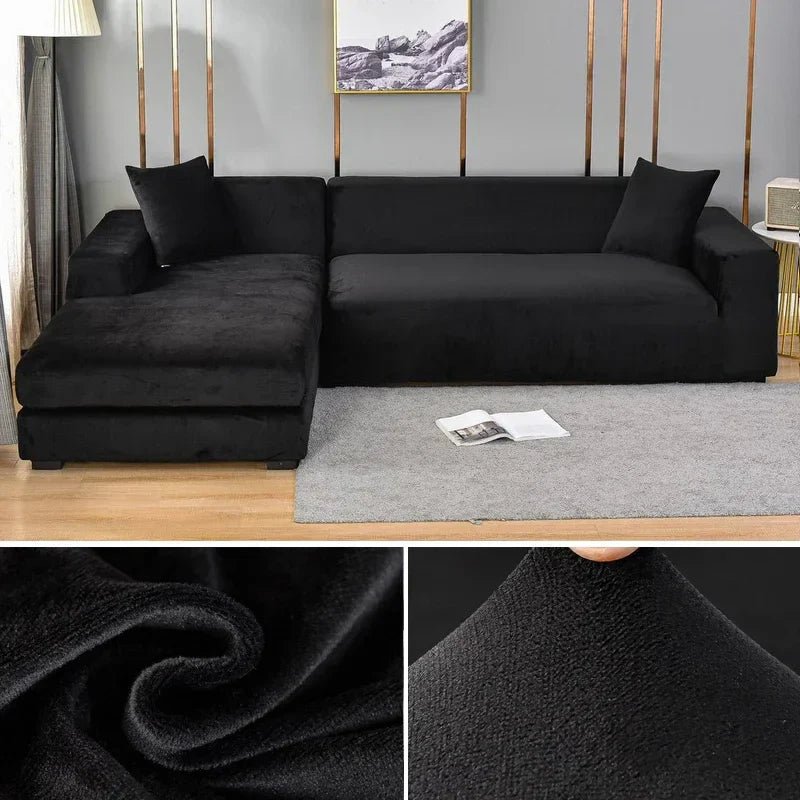 Samtlux Velvet poťah na pohovku – elegantné elastické prevedenie pre luxusné pohodlie a ochranu
