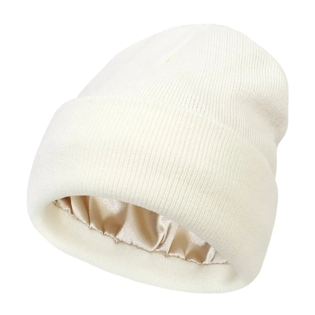 SATINY – Satin-Lined Beanie for Hair Protection & Everyday Comfort