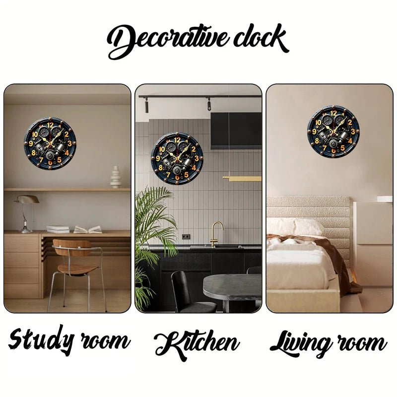 ROOTIK – Silent Wooden Wall Clock for Home & Office Decor 4