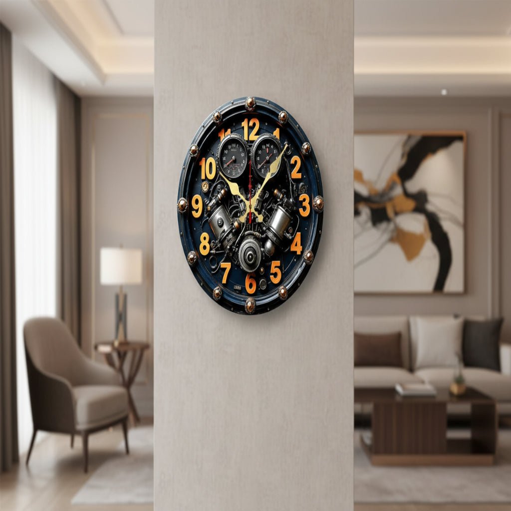 ROOTIK – Silent Wooden Wall Clock for Home & Office Decor 0