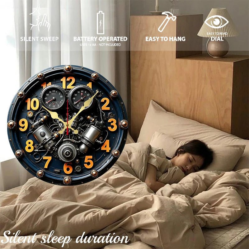 ROOTIK – Silent Wooden Wall Clock for Home & Office Decor 1