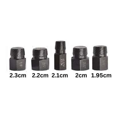 Variant image for 5-Piece Screw and Bolt Extractor Set – High Carbon Steel for Easy Removal of Broken Fasteners-5