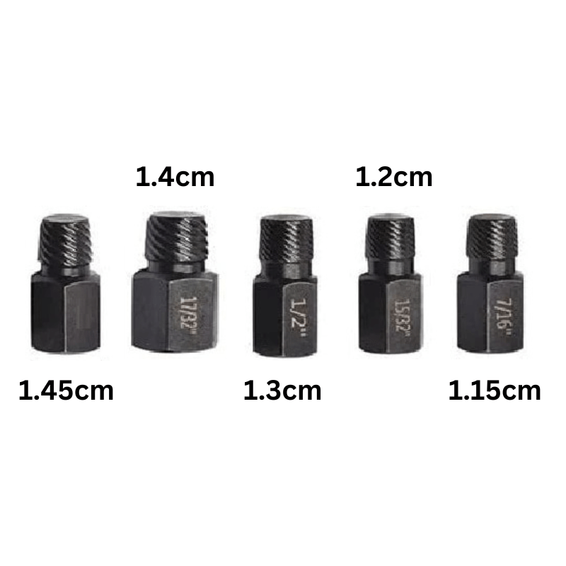 Variant image for 5-Piece Screw and Bolt Extractor Set – High Carbon Steel for Easy Removal of Broken Fasteners-3