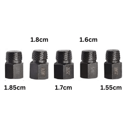 Variant image for 5-Piece Screw and Bolt Extractor Set – High Carbon Steel for Easy Removal of Broken Fasteners-4