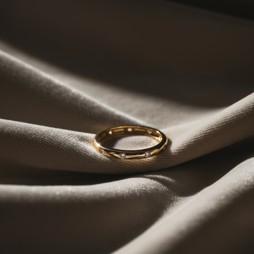 Sea foam Crest Multi-Steens Goud Zilver Ring