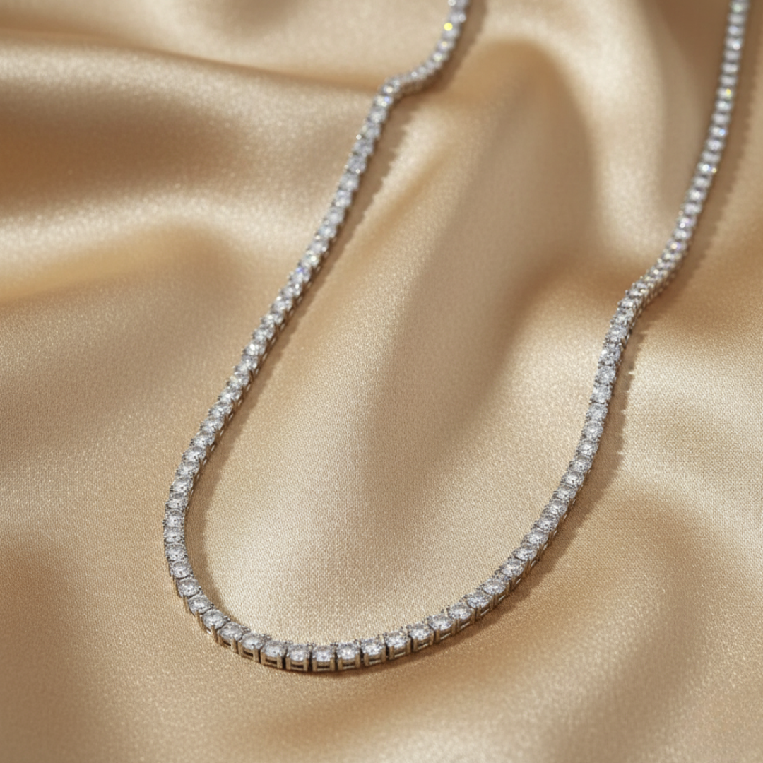 Sea Spray Diamanten Tennis Ketting