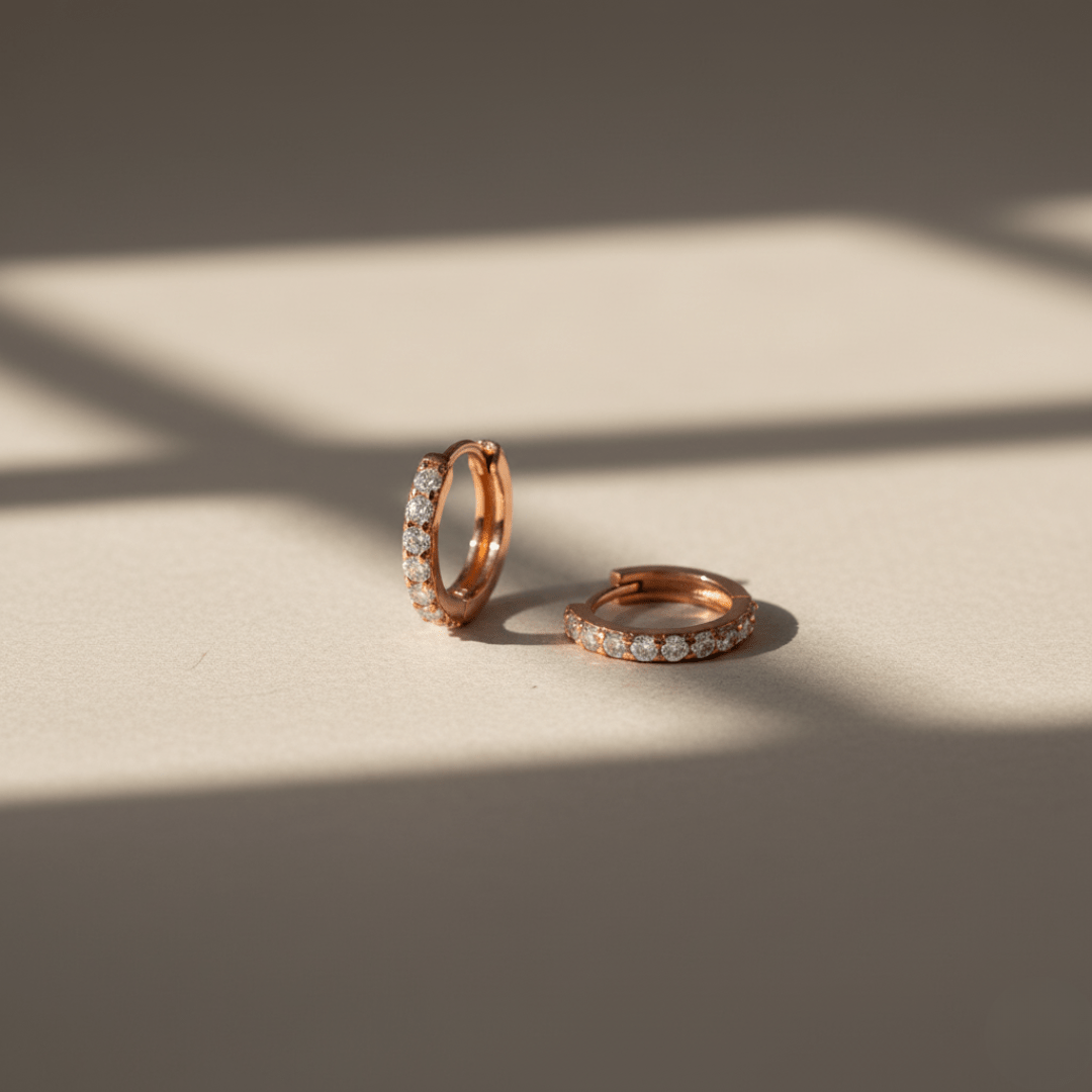 Sea Spray zilveren en gouden oorbellen