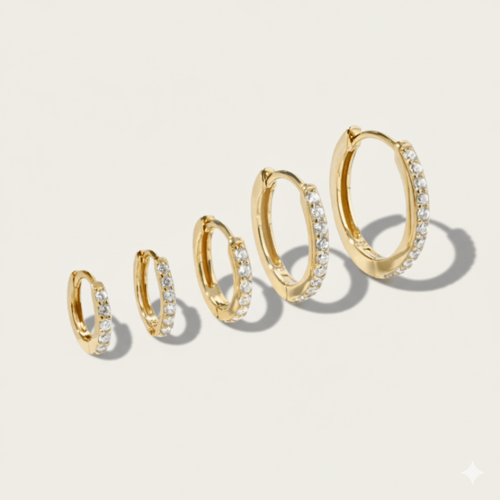 Sea Spray zilveren en gouden oorbellen