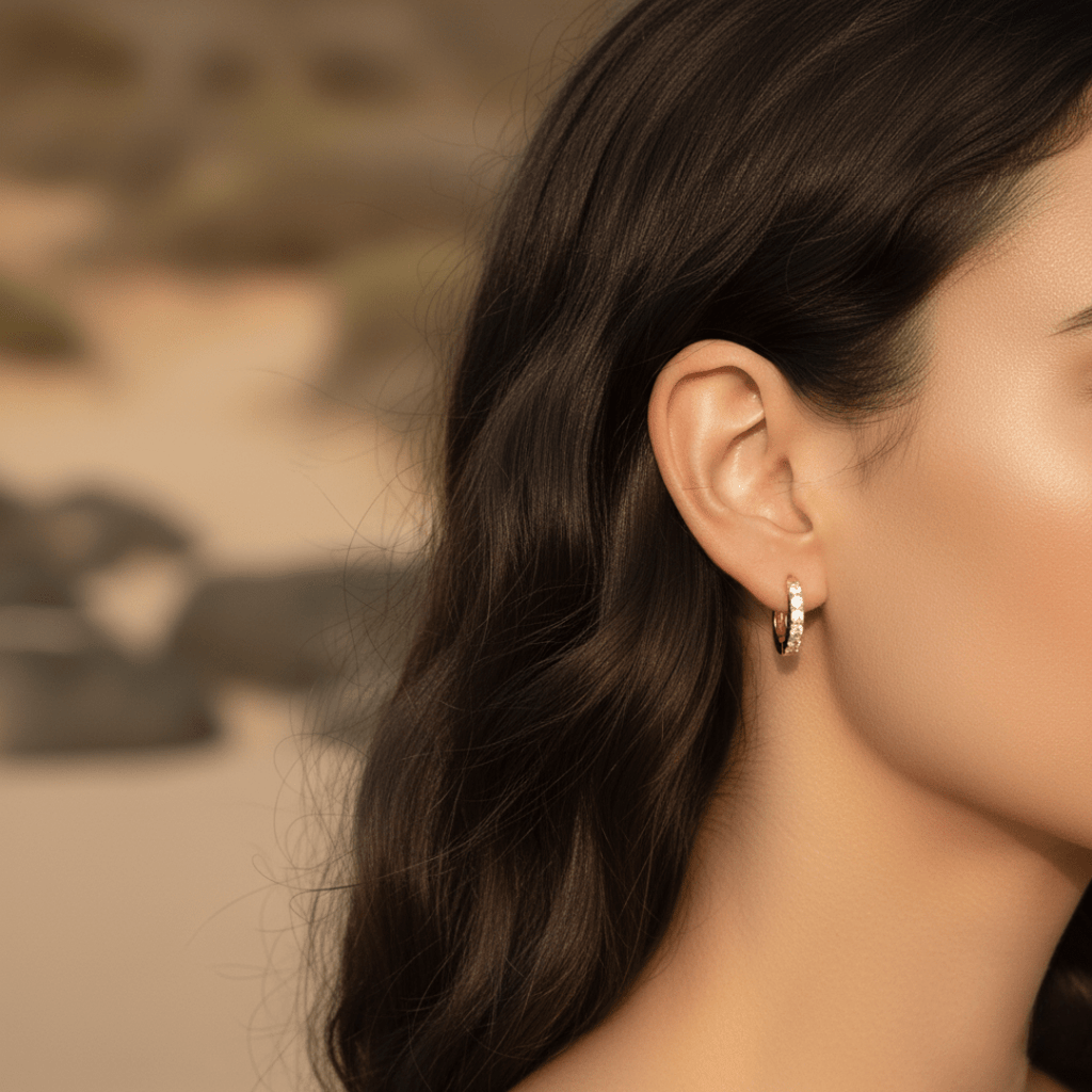 Sea Spray zilveren en gouden oorbellen