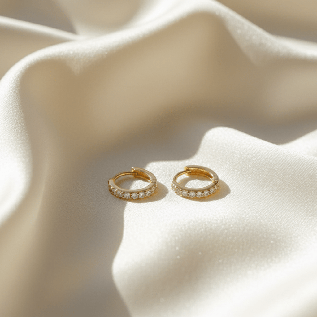 Sea Spray zilveren en gouden oorbellen