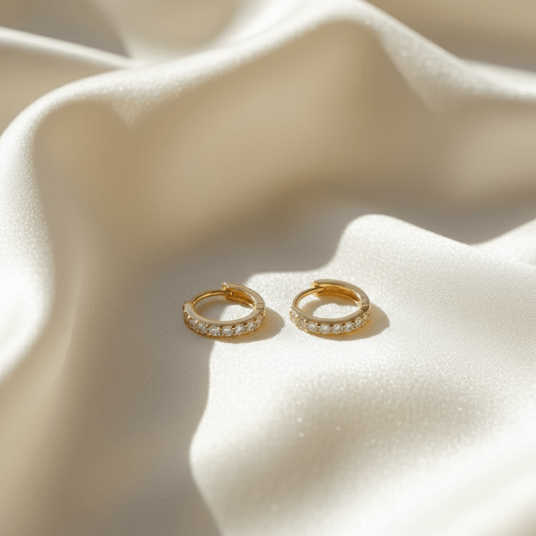 Sea Spray zilveren en gouden oorbellen