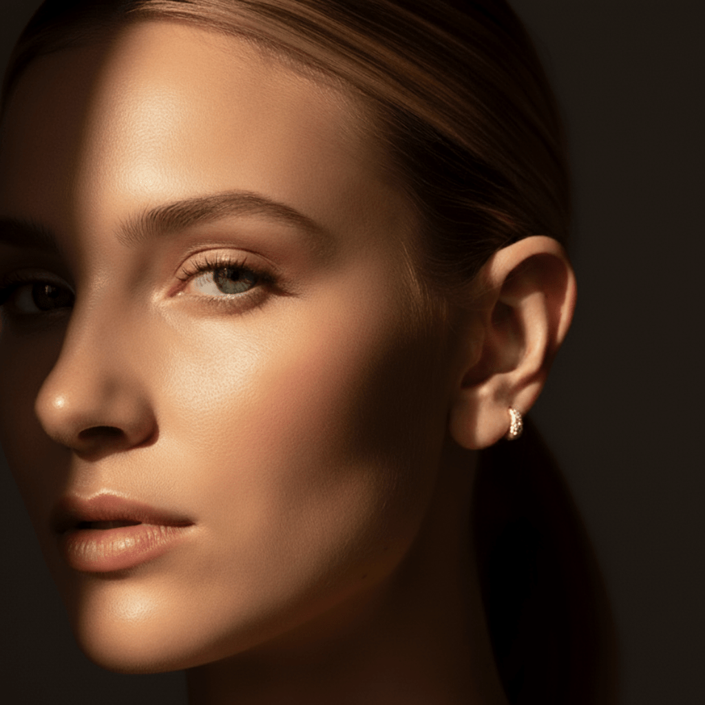 Seafoam Gouden Mini Oorringen